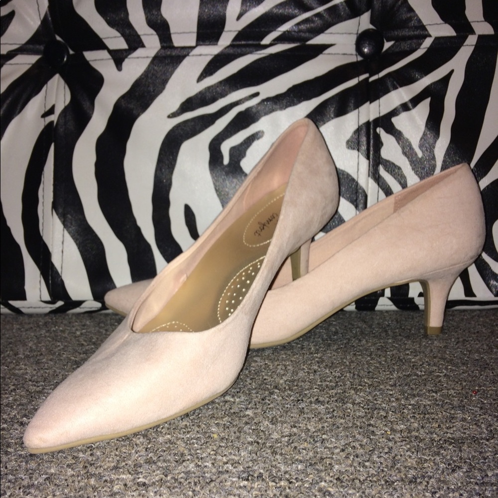 Baby pink heels